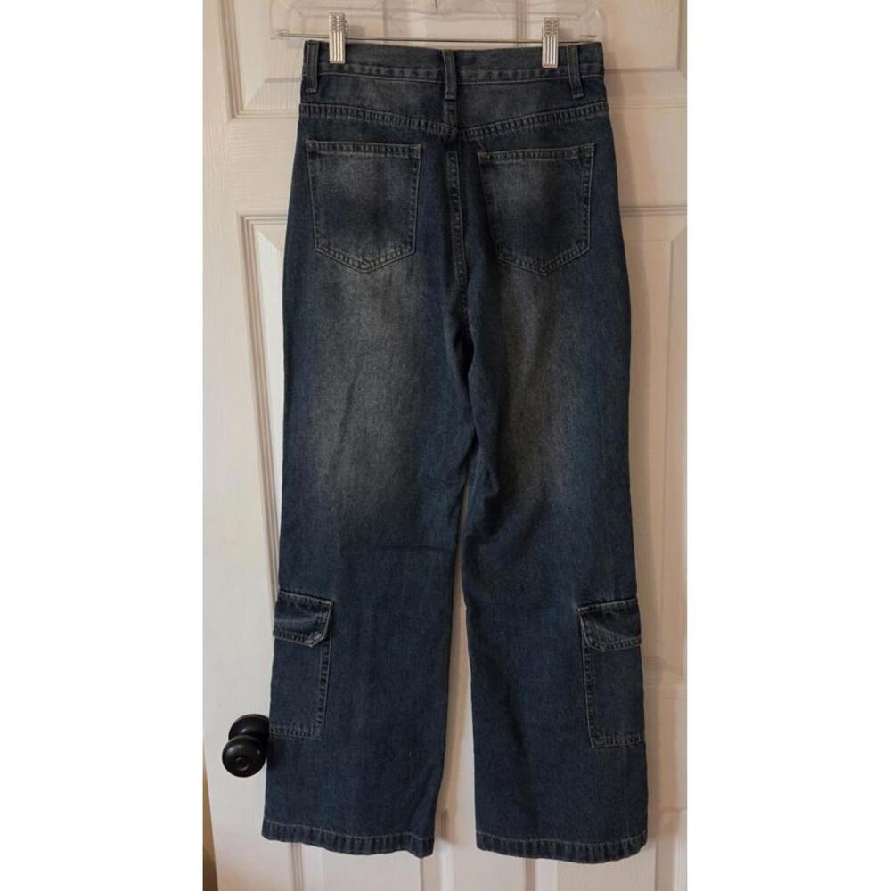 Cider Alessia Solid Cargo Jeans - Size XS‎ - Picture 6 of 8